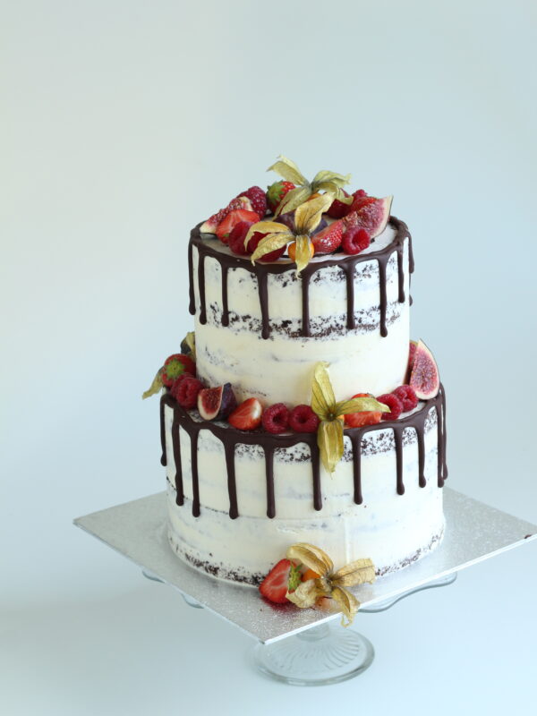 Express Torte Naked-Cake 2 Stöckig – Bild 4