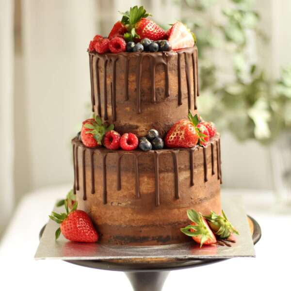 Express Torte Naked-Cake 2 Stöckig